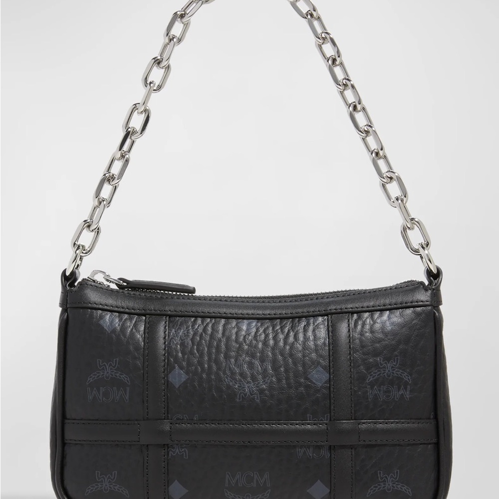 MCM Mini Logo Chain Shoulder Bag